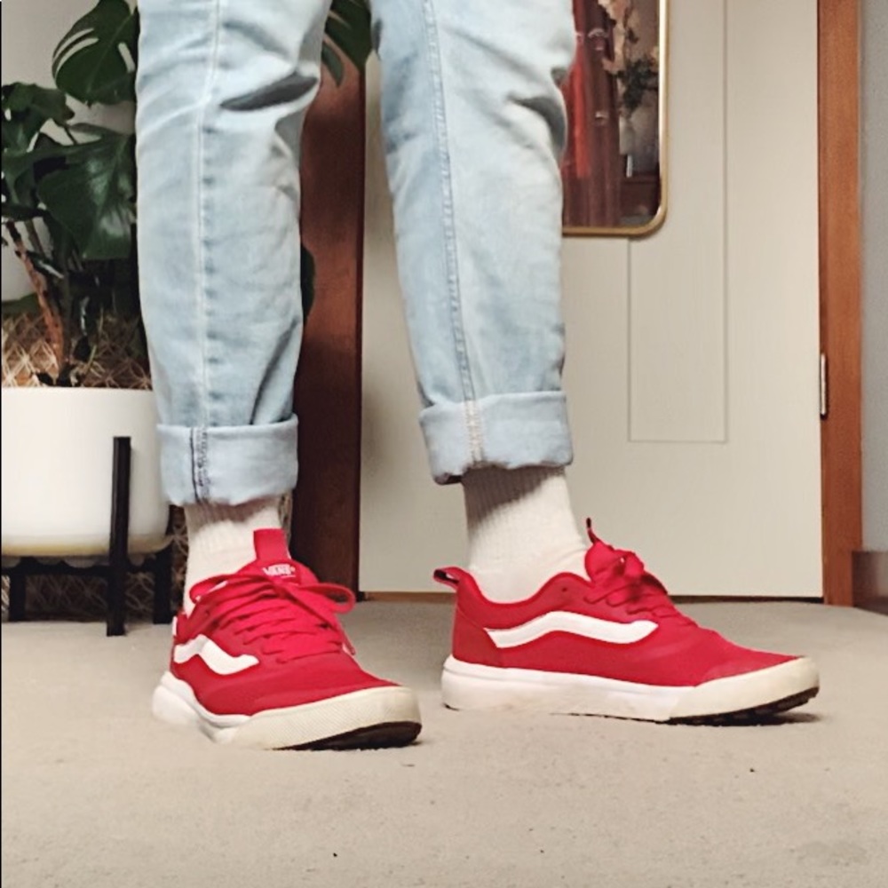 Red Vans ultra range